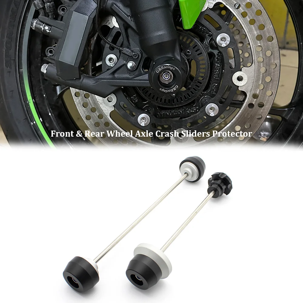 

For KAWASAKI Ninja H2 Ninja H2R Z H2 Z H2 SE Ninja 1000SX Motorcycle Wheel Protector Front Rear Axle Fork Crash Slider