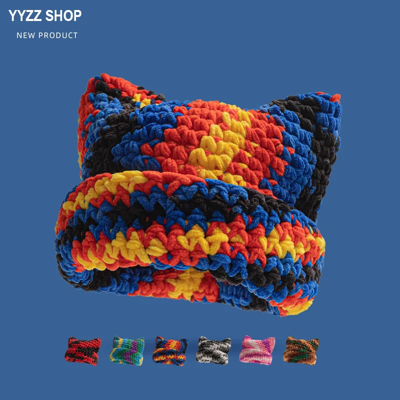 gorro-de-malha-de-fio-grosso-cor-de-dopamina-de-chenille-feminino-meninas-no-outono-inverno-quente-protecao-de-orelha-bonito-bone-de-malha-fria