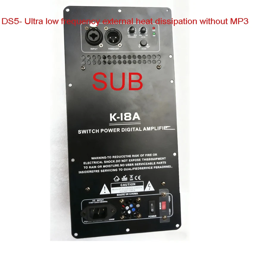

D-class Power Amplifier Audio Module Active Board DS-5 Digital Power Amplifier Full Frequency Bass Board Stage Rear Stage