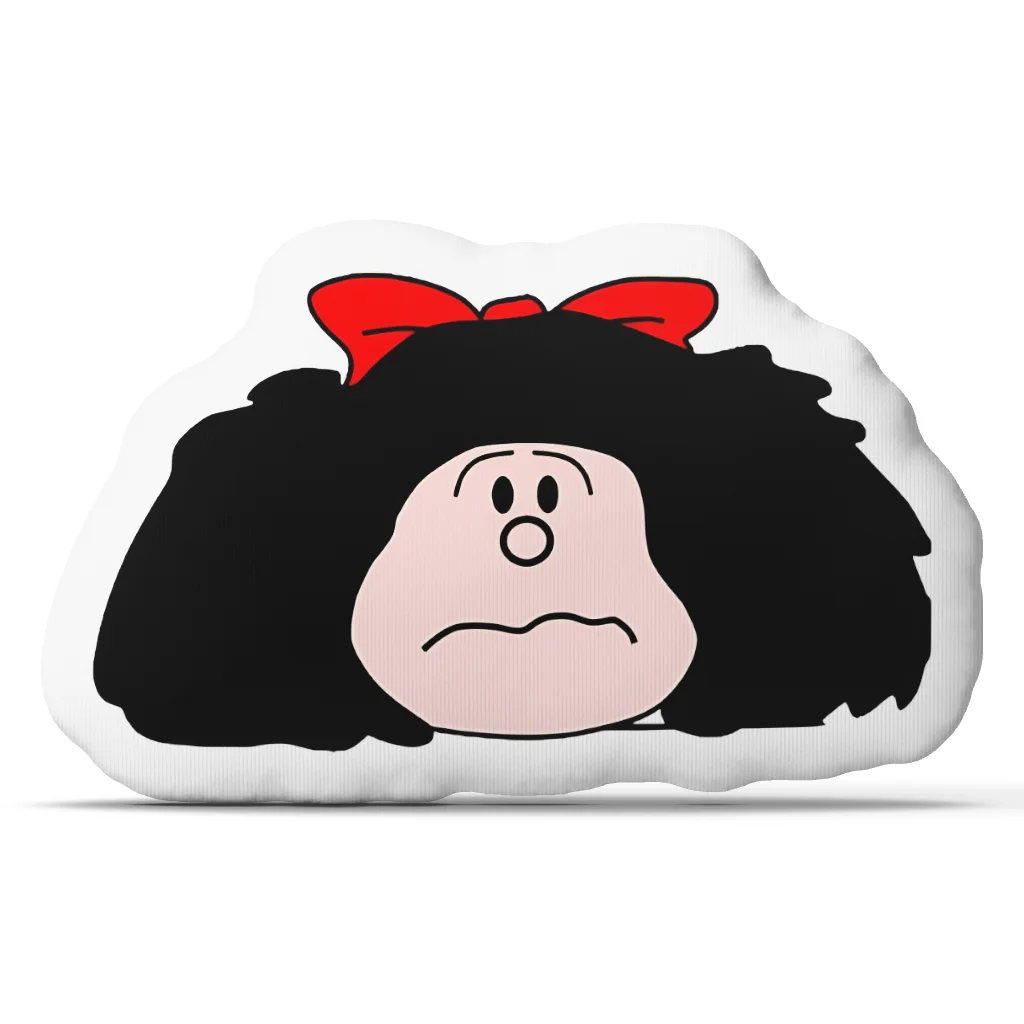 Mafaldas Funny Comics Cushion Irregular Stuffed Throw Pillow Home Decor Gift Sofa Bed