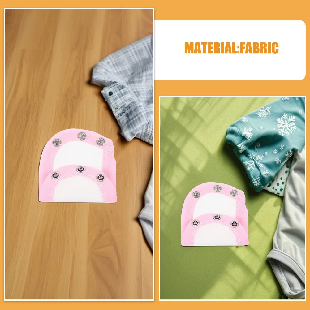 4Pcs Universal Bodysuit Extenders Cotton Breathable Soft Baby Romper Lengthener Snap Fastener for Newborn Toddler Girl Boy