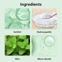 60 Tablets Nano Hydroxyapatite, Travel Size Whitening Toothpaste Chewable Tablets, Long-lasting Fresh Breath, Do Not Swallow 5