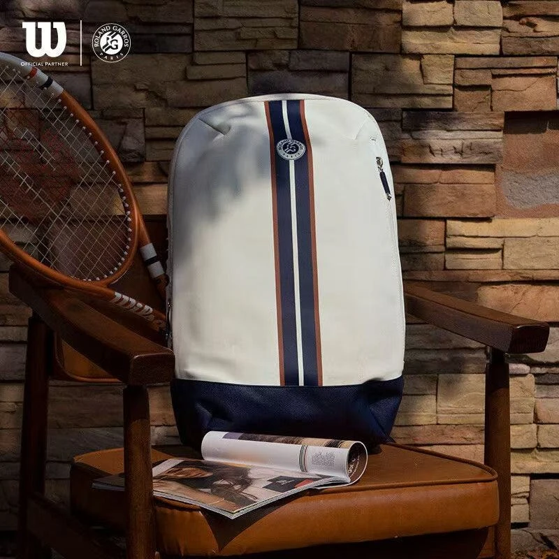 

2025 New For Wilsons Tennis Racket Backpack Bag Large Capacity Unisex with Partial Racket Compartment Double Shoulder Sports Bag