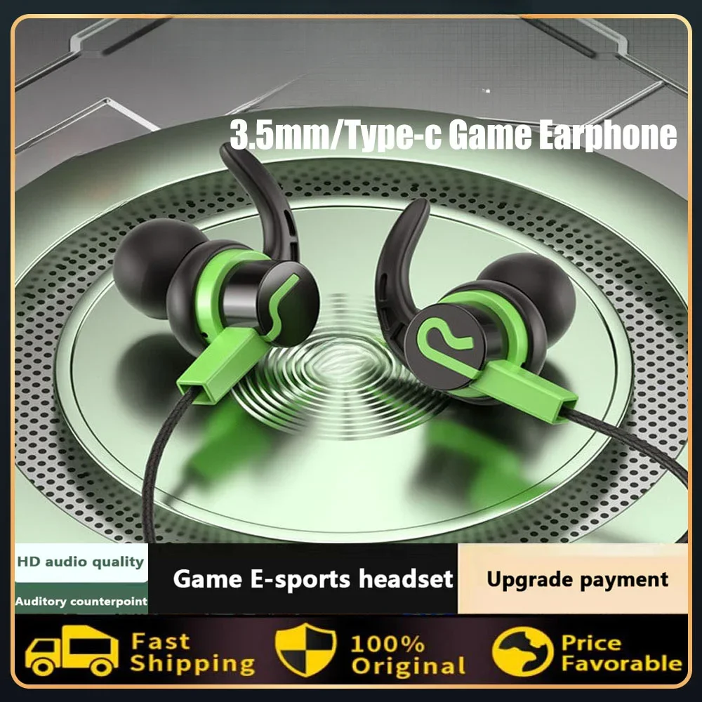 3.5 ملم سماعات أذن سلكية داخل الأذن ميكروفون باس HiFi سماعات أذن استريو رياضية تحكم في الخط لهاتف آيفون وسامسونج وشاومي #1