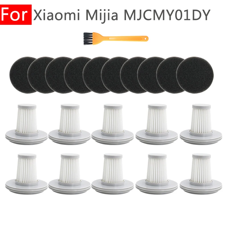 Para Xiaomi Mijia eliminación de ácaros aspiradora MJCMY01DY fregona de repuesto filtro HEPA Kit de núcleo accesorios piezas de repuesto