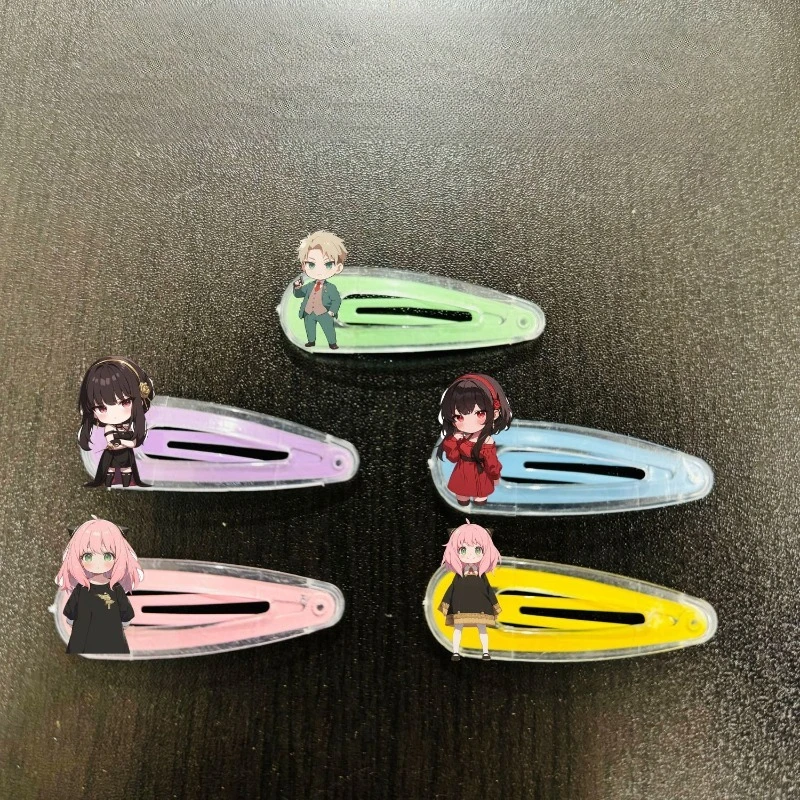 

Spy X Family Anya Forger Hair Clips & Hair Claws Appearance Bangs Clips Cartoon Student Hair Accessories for Daily Decoration