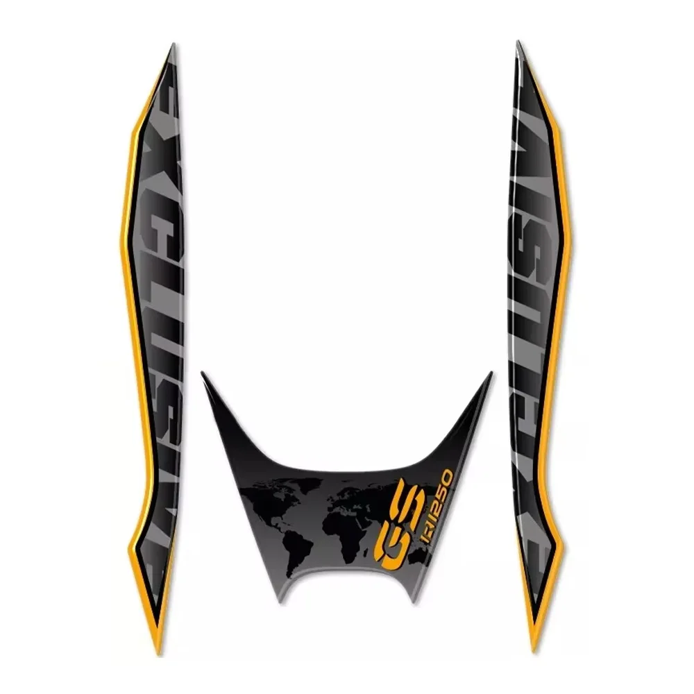 

R1250 для BMW GS R1250 EXCLUSIVE мотоцикл 3D гелевая защита клюва наклейка обтекатель передняя защитная наклейка