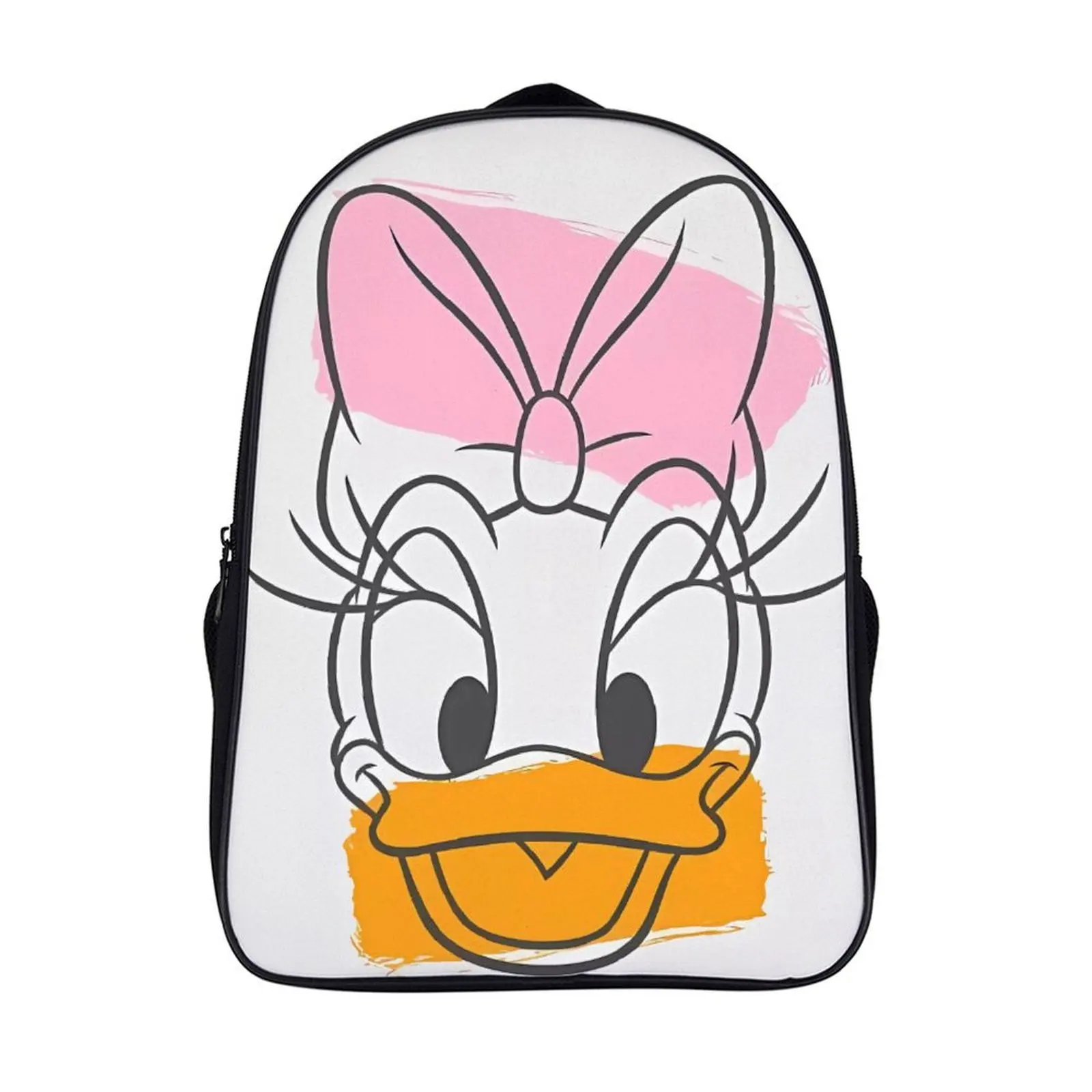 

Fashion Student's Backpack Cartoon Disney Daisy Duck School Bag 16 Inch 2 Compartment Backpack Student Schoolbag