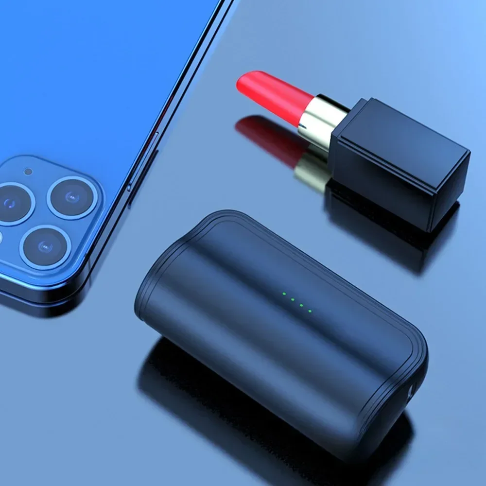 2024 nowy powerbank do telefonu 5000 Mah jednorazowe korzystanie z ładowarki do telefonu jednorazowe ładowarki Mini kapsułka cyfrowy wyświetlacz Powerbanks