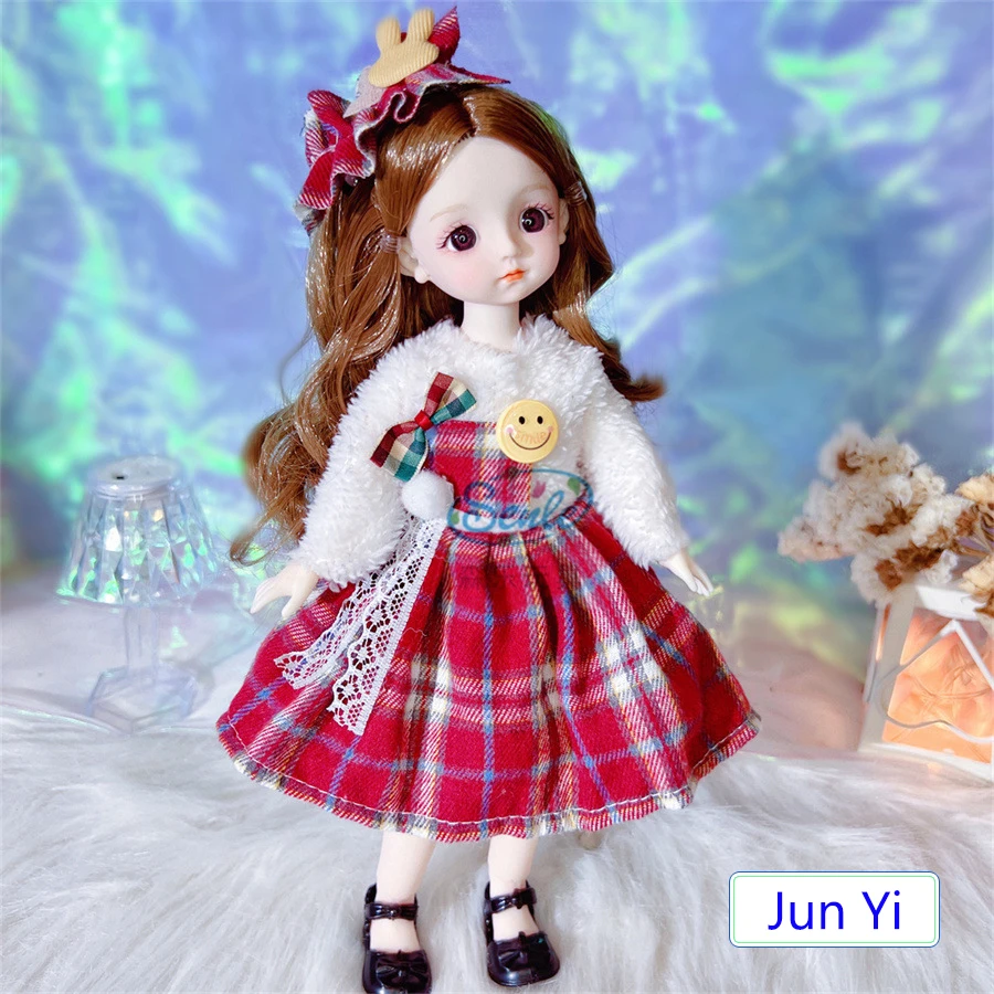 30 cm Puppe mit Kleidung für Kinderspielzeug Mädchen 6 bis 10 Jahre 1/6 Kleidung für BJD-Puppen Puppenhaus-Zubehör – Detail 11