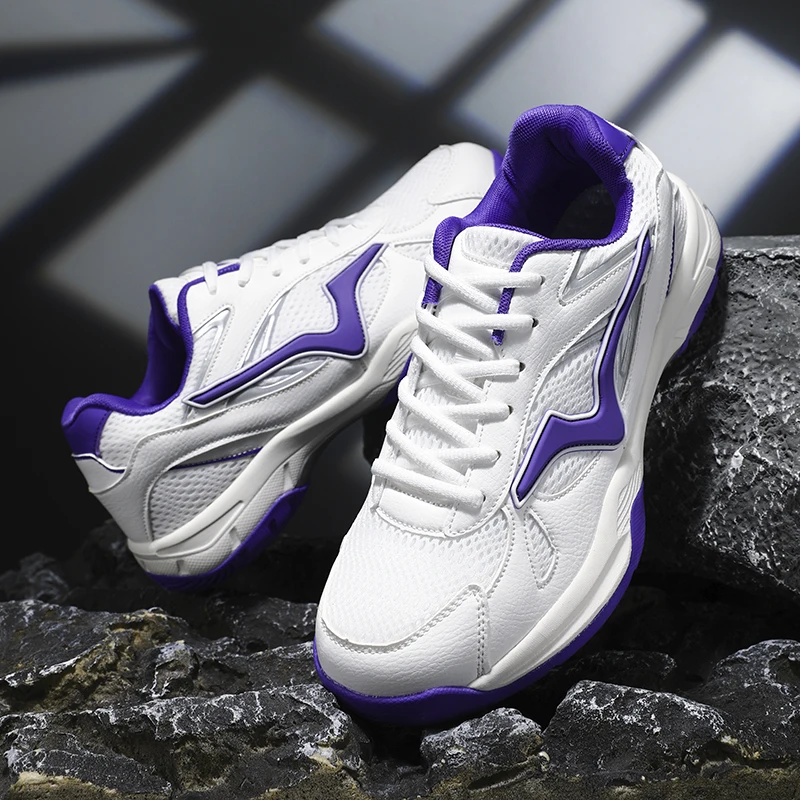 

2026 Mens Badminton Shoes Professional Tennis Shoes Men Lace Up Table Tennis Shoe Man Non-Slip Men Gym Shoe