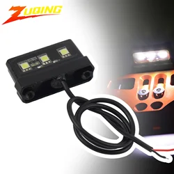 1Pcs 2013-2023 Motorcycle LED License Plate Light Decorative Lamp For Yamaha MT-07/FZ-07 Rear Tail Motorbike Light