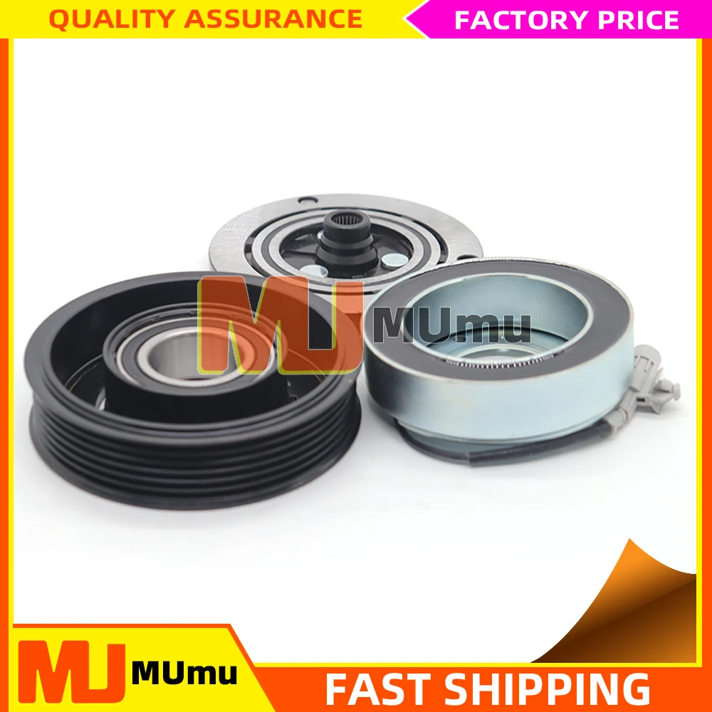 DKV10Z AC Compressor Clutch Parts Pulley Coil Hub For Subaru Forester XV Impreza 73111FJ000 73111FJ040 Z0014247B Z0014247A