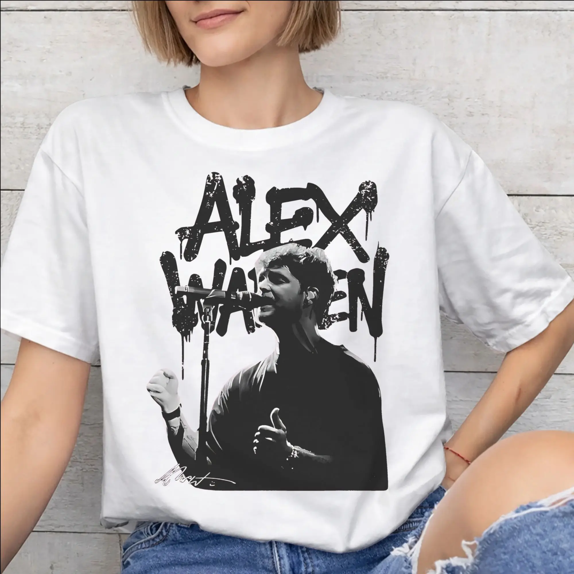 Alex Warren Little Orphan Live Tour 2026 Graphic Printed T Shirt for Men Women  Cotton  Tee Shirt Clothing