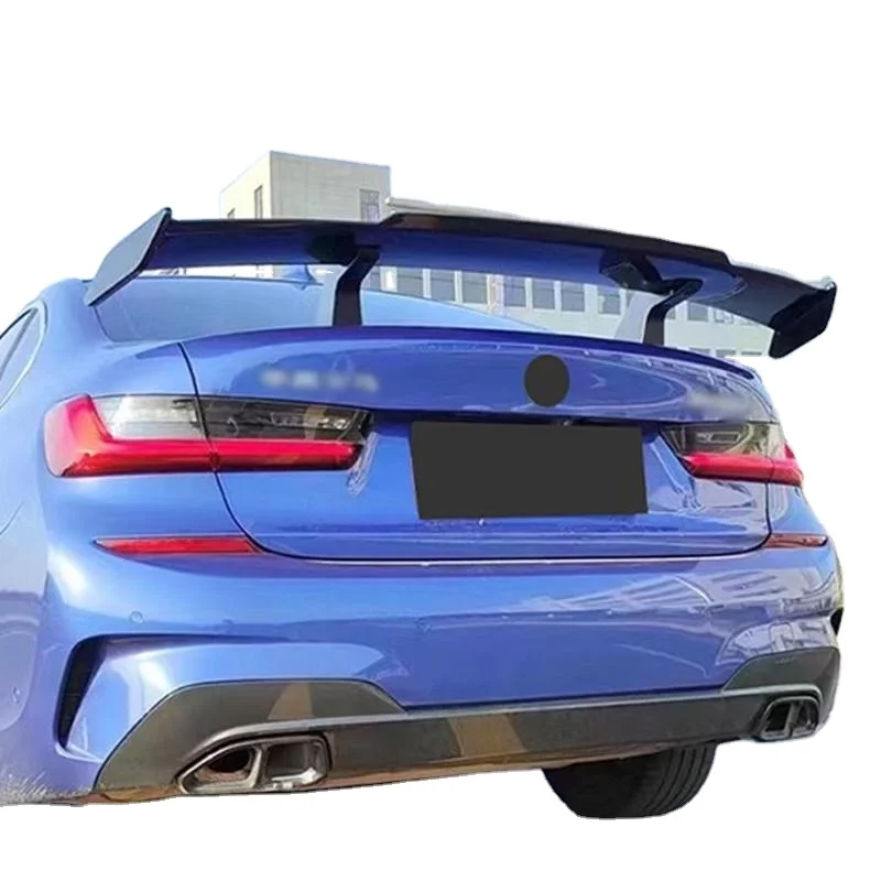 

Car Universal Tail Wings Trunk Rear Spoiler Racing Wing Carbon Black Abs GT-Style Automobile Modified Trim Kit 11