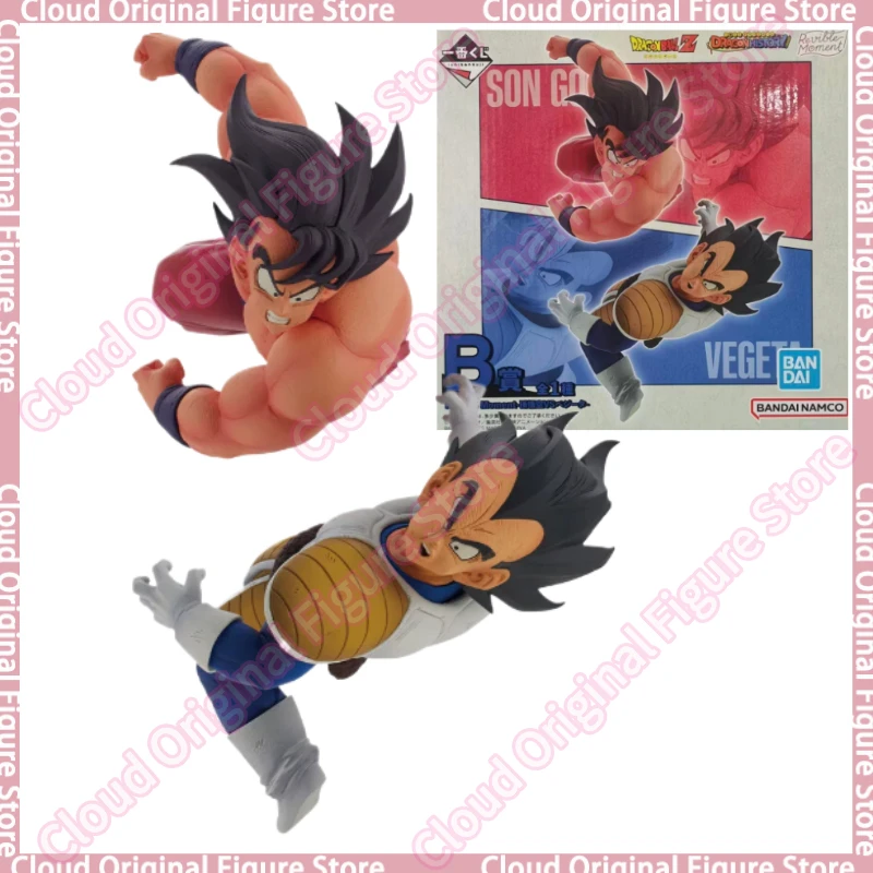 

In Stock 100% Original Bandai Ichiban Dragon Ball History Son Goku Vs Vegeta IV Anime Action Figures Model Toys