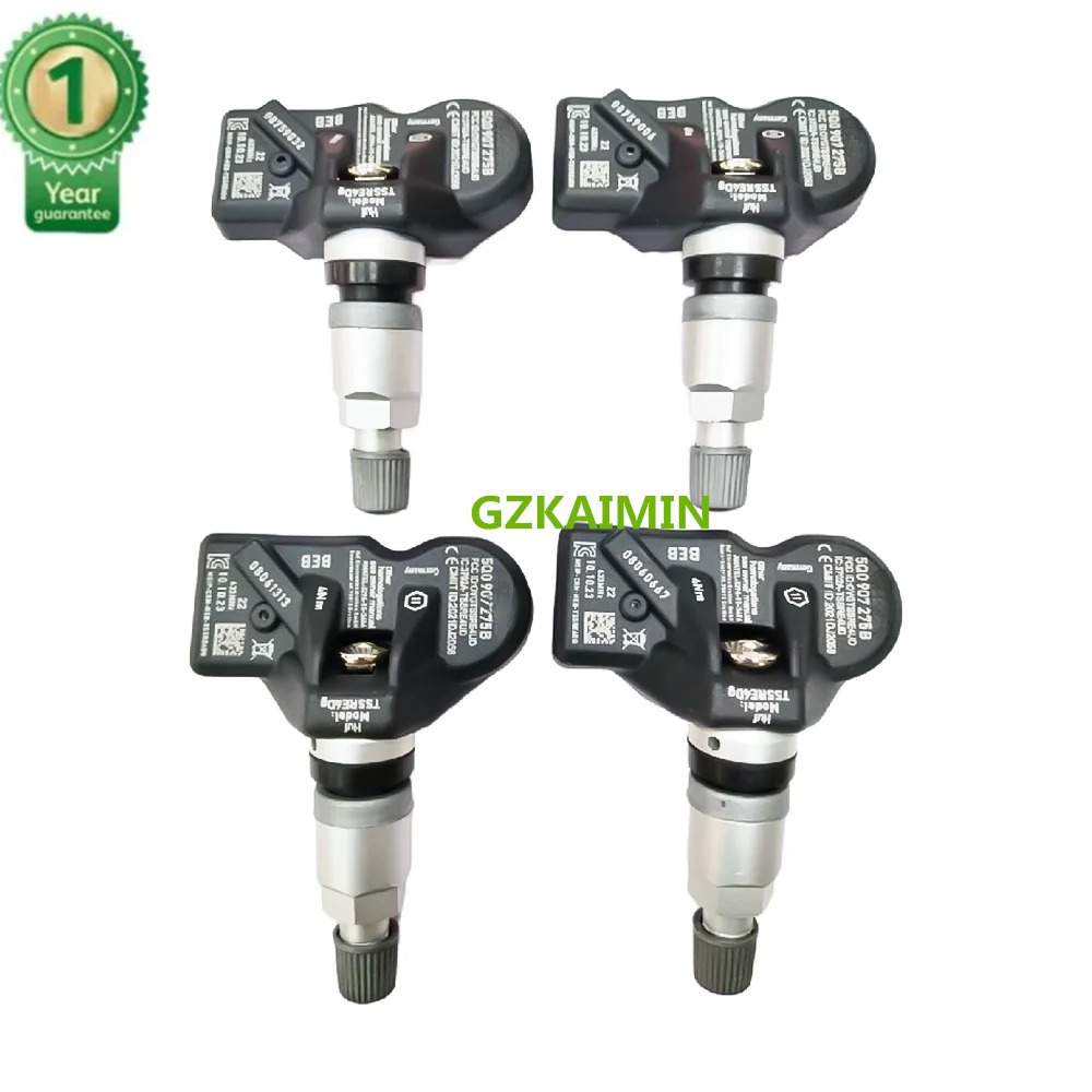 4PCS Tire pressure sensor TPMS OEM 5Q0907275B For PORSCHE Audi McLaren VW