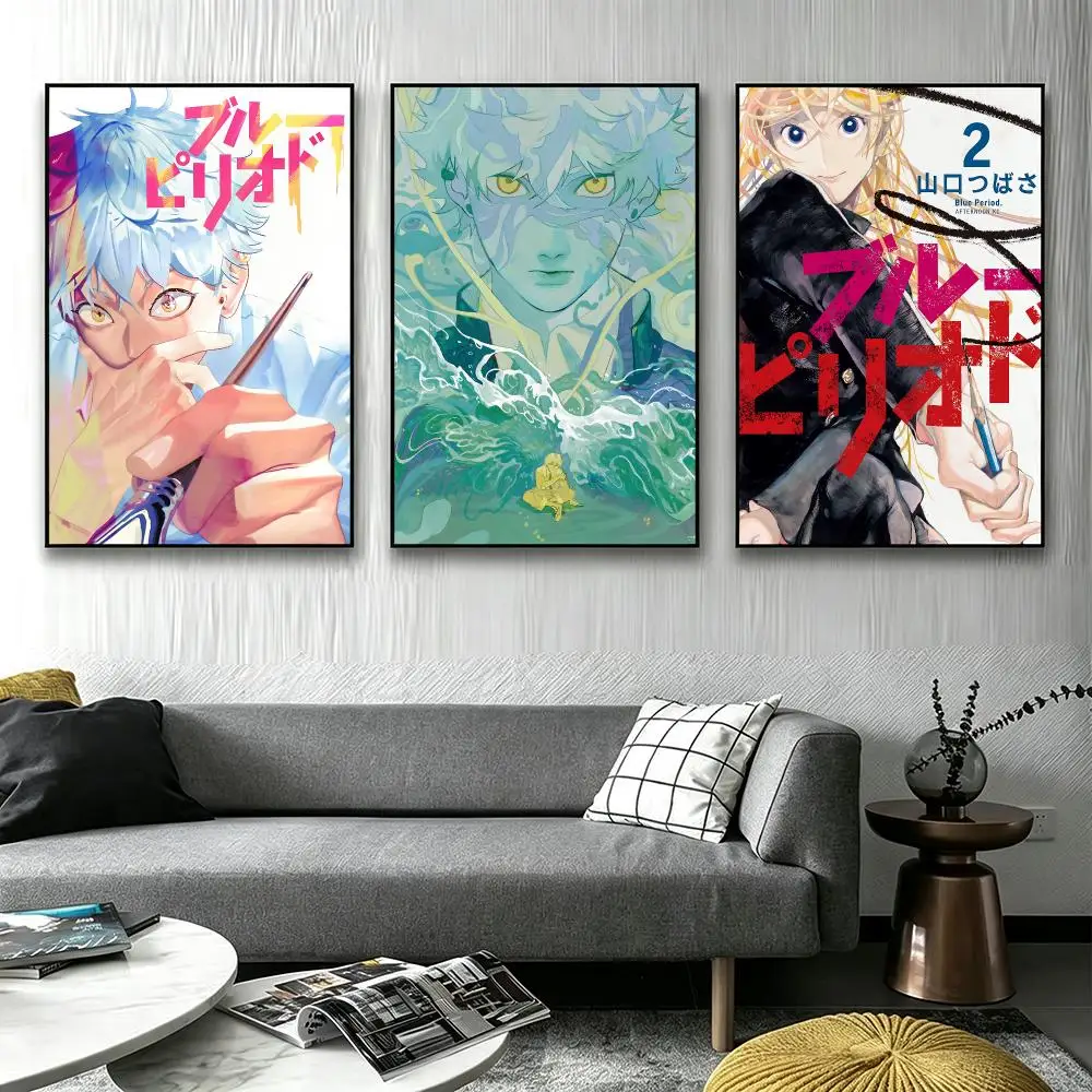 Manga Blue Period Poster Poster HD printing Sophisticated Style Wall Art Home Decor For Bedroom Living Room Creative Gift