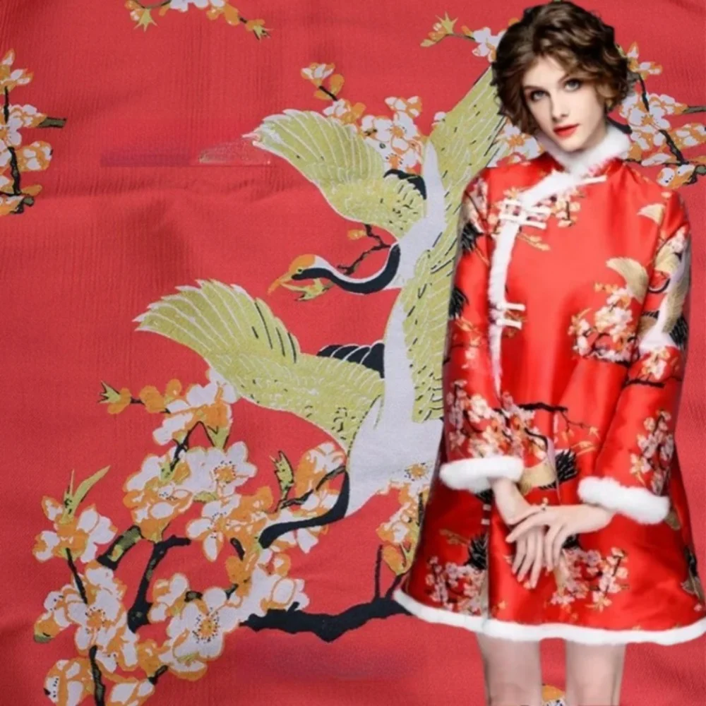 

Ткань жаккардовая брокадная для осенне-зимних платьев, костюмов и пальто, европейский бренд, модный дизайн, оптовая продажа для шитья