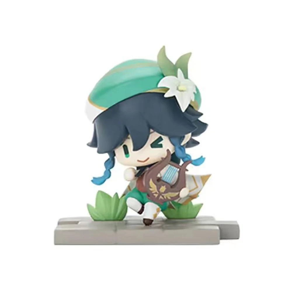 โมเดล Q ของชุดตุ๊กตา O God ชุดกล่องตาบอด mondstadt บทที่ต่อสู้ธีมวีรบุรุษรูปปั้น lydy Luke ลม