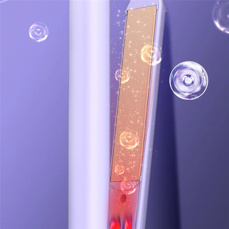 ABVI-2 في 1 مكواة فرد الشعر المجعد للنساء، أداة العناية بالشعر السلبية، مكواة فرد الشعر التي لا تضر الشعر (الاتحاد الأوروبي) #5