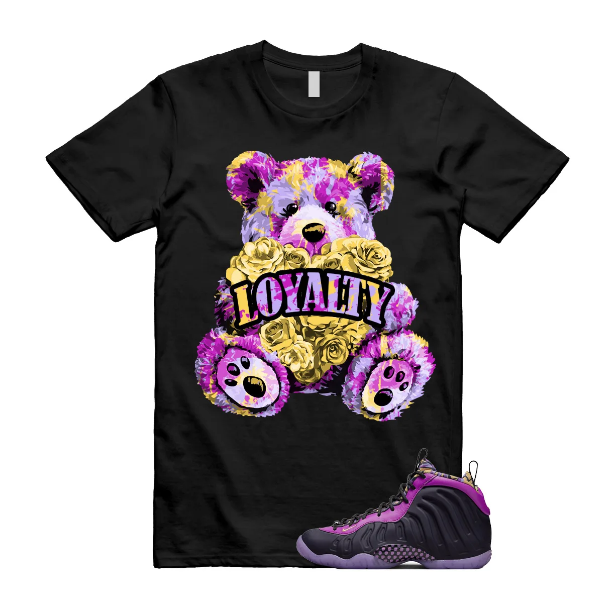 LYLTY Shirt to match Little Posite One Cave Purple Saturn Gold Vivid Black Foam