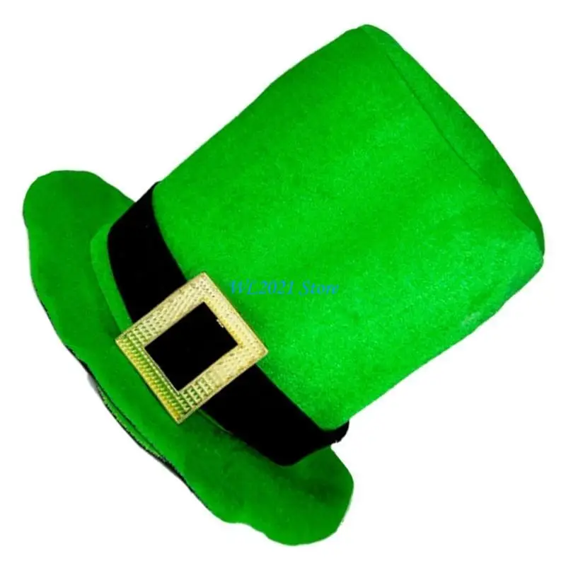 قبعة مهرجان G5GC Clovers قبعة خضراء مريحة للمناسبات الثقافية وأغطية الرأس للحفلات