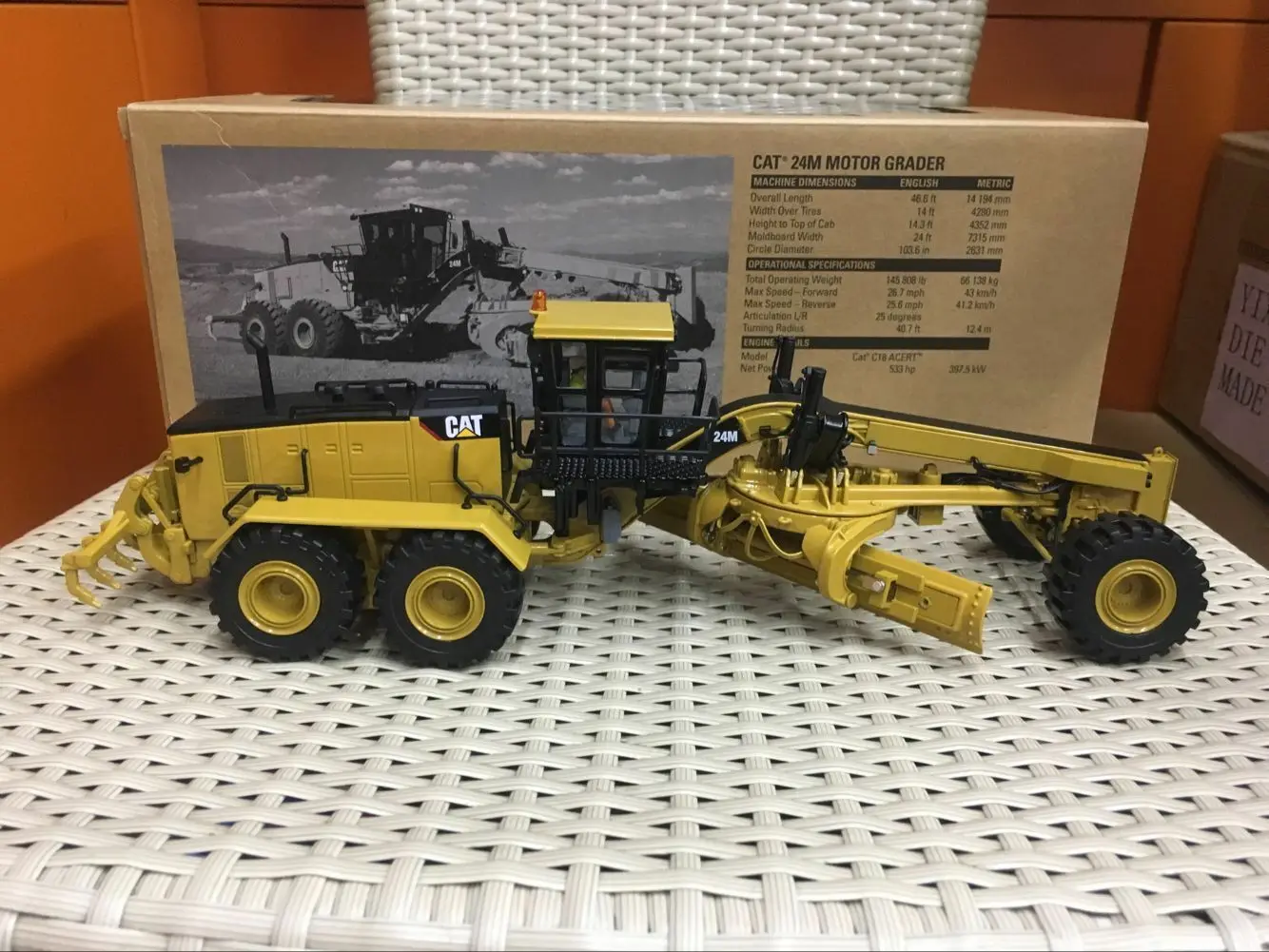 مقياس 1:50 24 متر نموذج سبيكة مولد كهربائي ألعاب هدايا للأطفال # 85264C