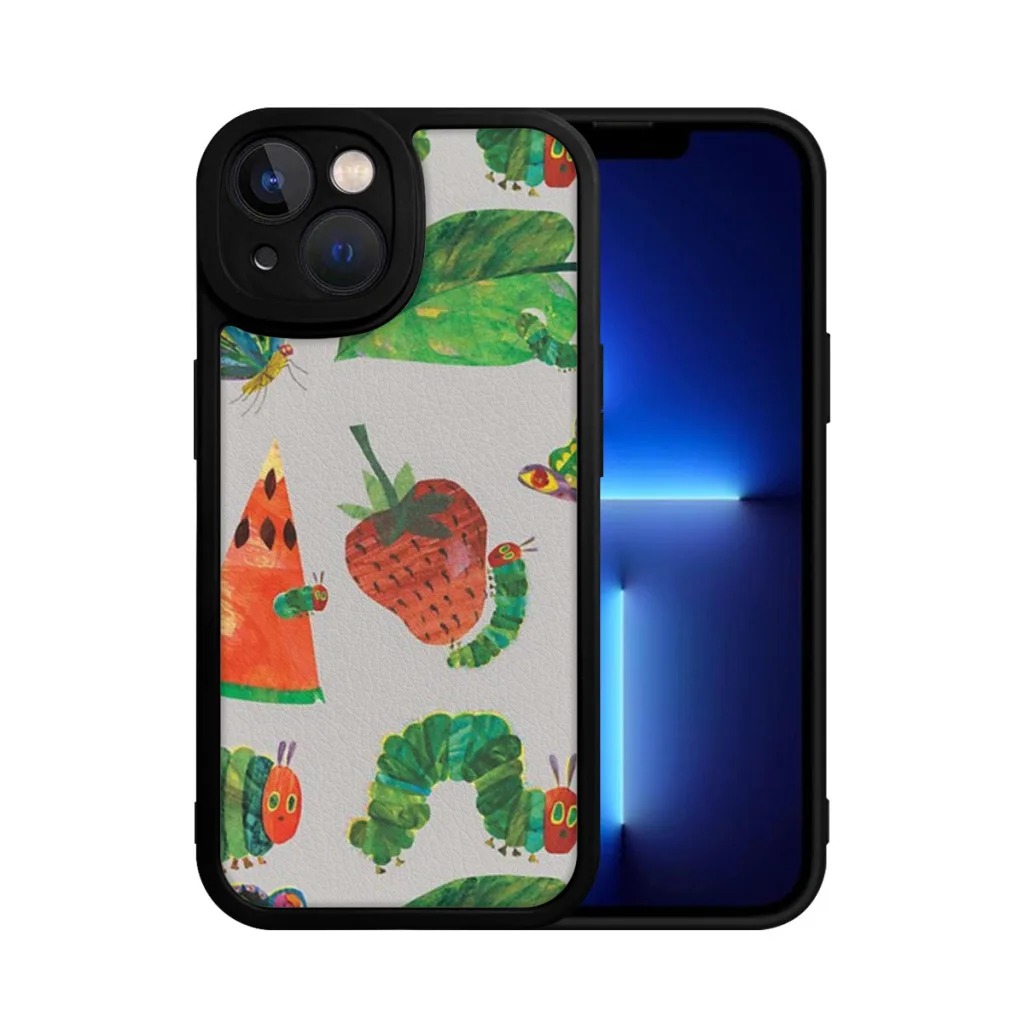 Phone Case For iPhone 15 Pro Max Silicone Shell the very hungry caterpillar!