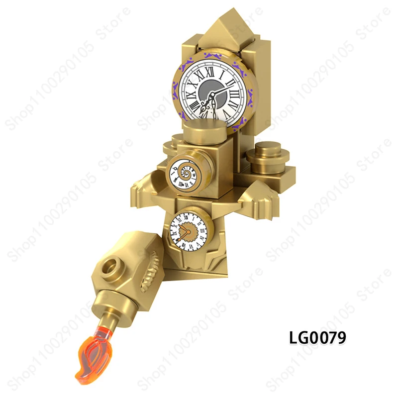 WM Blocks LG0079 Skibidi Toilet Man Titan Clockman Anime Bricks Dolls Clock Man Mini Action Toy Figura Building Blocks Gifts