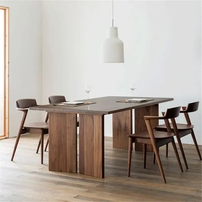 Simple Wood Dining Table Modern Restaurant Newclassic Nordic Dining Table Waterproof New In Muebles De Cocina Kitchen Furniture