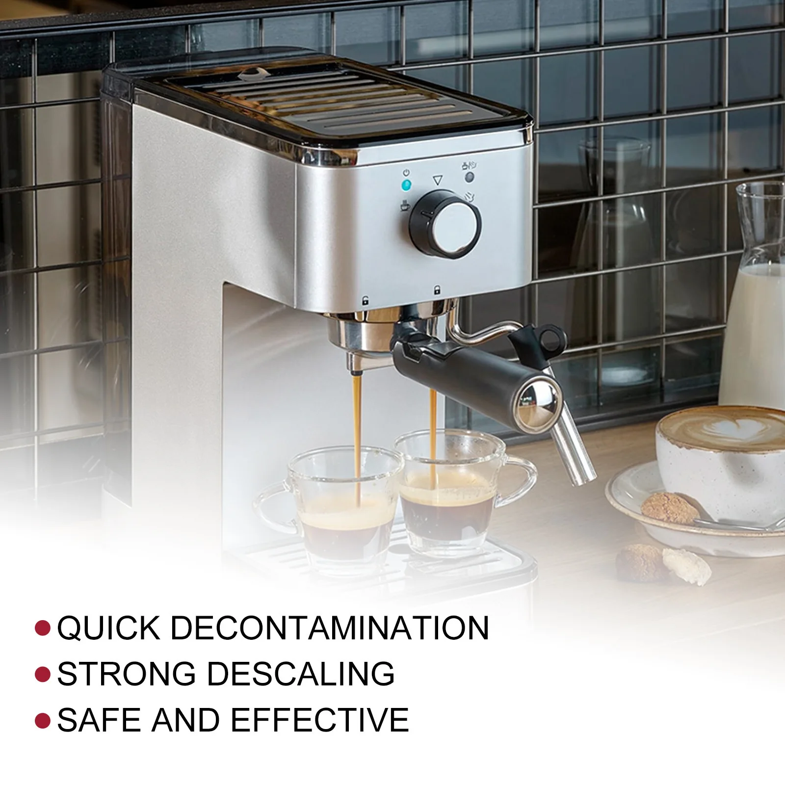 Coffee Machine Cleaning Tablet Effervescent Tablet Descaling Agent Stains Remover Cleaner Household Machine Cleaning Products