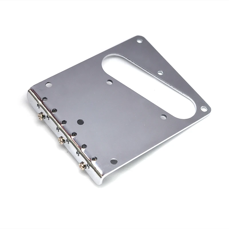 탑 로딩 96.5x80MM 3 새들 브리지, TL 6 스트링 일렉트릭 기타 크롬 음악 액세서리