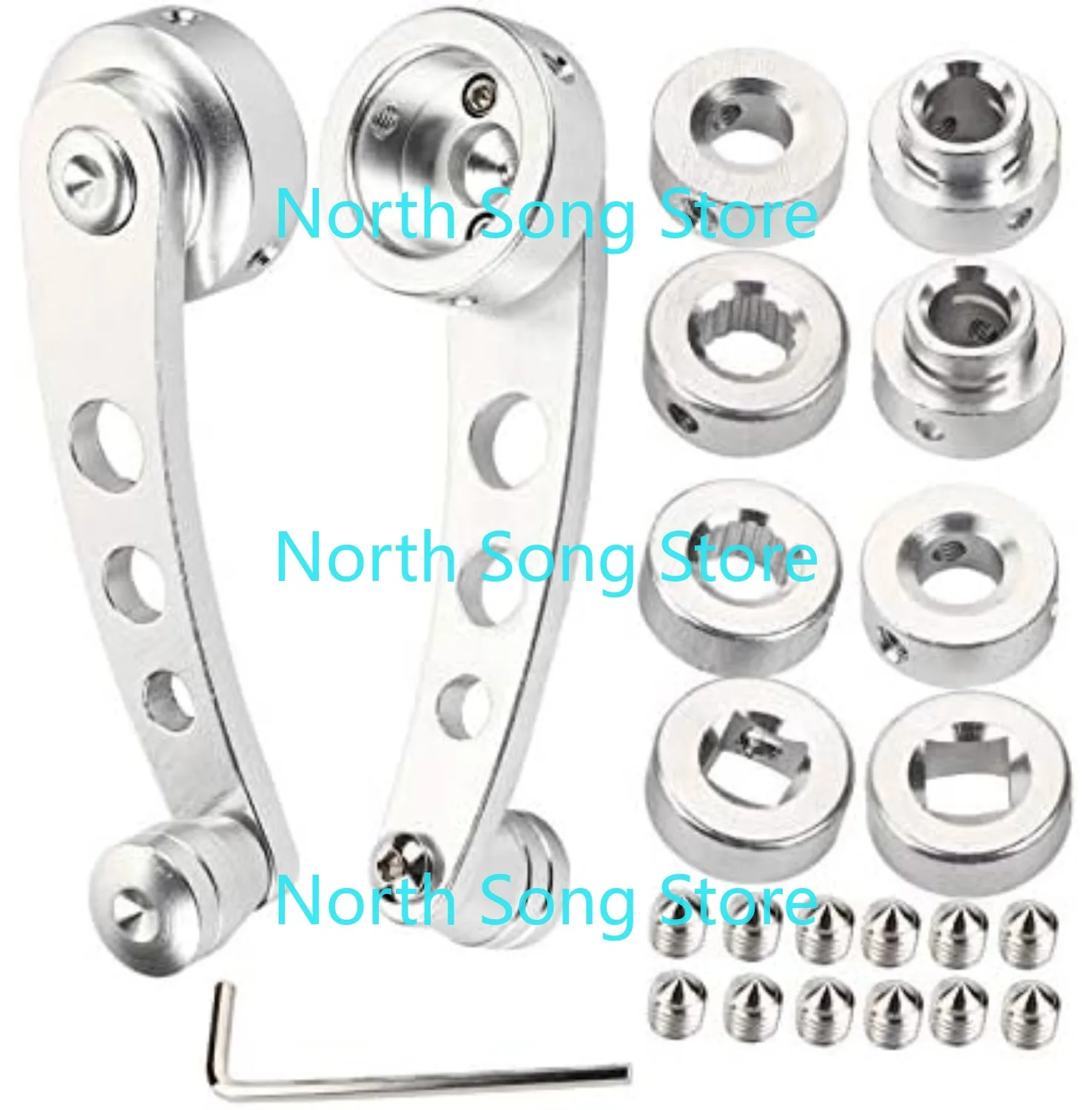 

2 шт., оконная ручка из сплава, оконная стойка, оконная кривошипная намотка, подходит для классического автомобиля