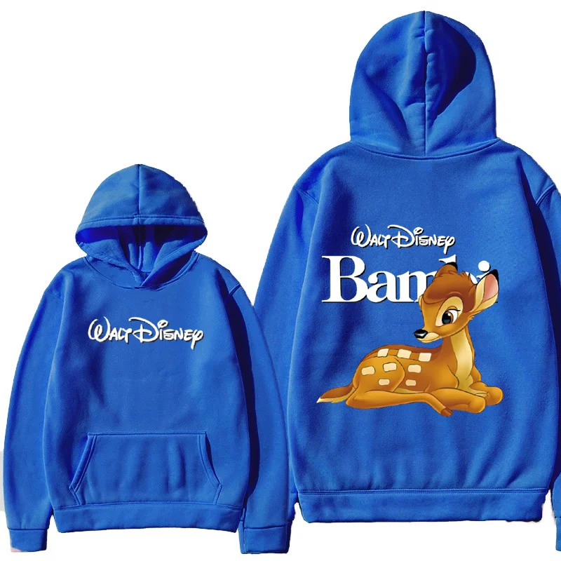 Disney Bambi Kids Hoodie 2-12 Years Old Kids Hoodie Boys and Girls Casual Fashion Sports Jogging Hoodie Pocket Top