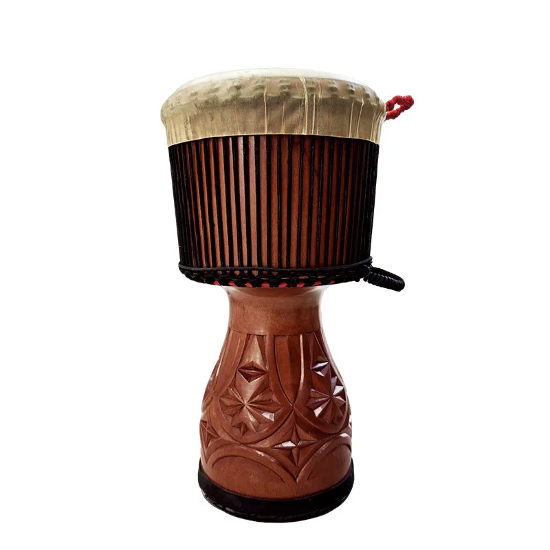 العالمي جلد الماعز Djembe المهنية قرع طبلة يدوية العرض السائبة الطبول الأفريقية