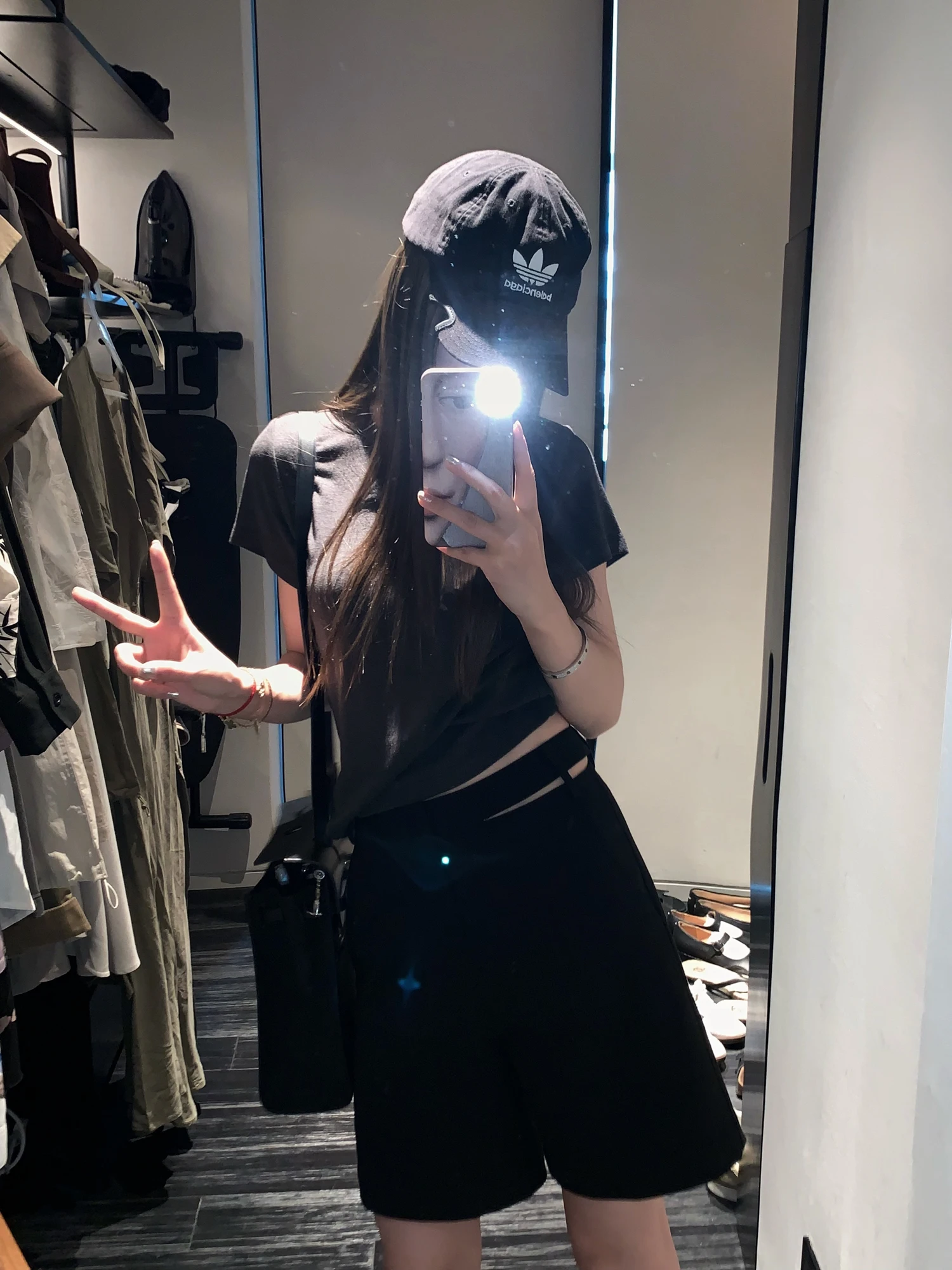 

Стильный дизайн с вырезами: Жилет и брюки с высокой талией, прямые повседневные брюки для женщин в корейском стиле для офиса и города