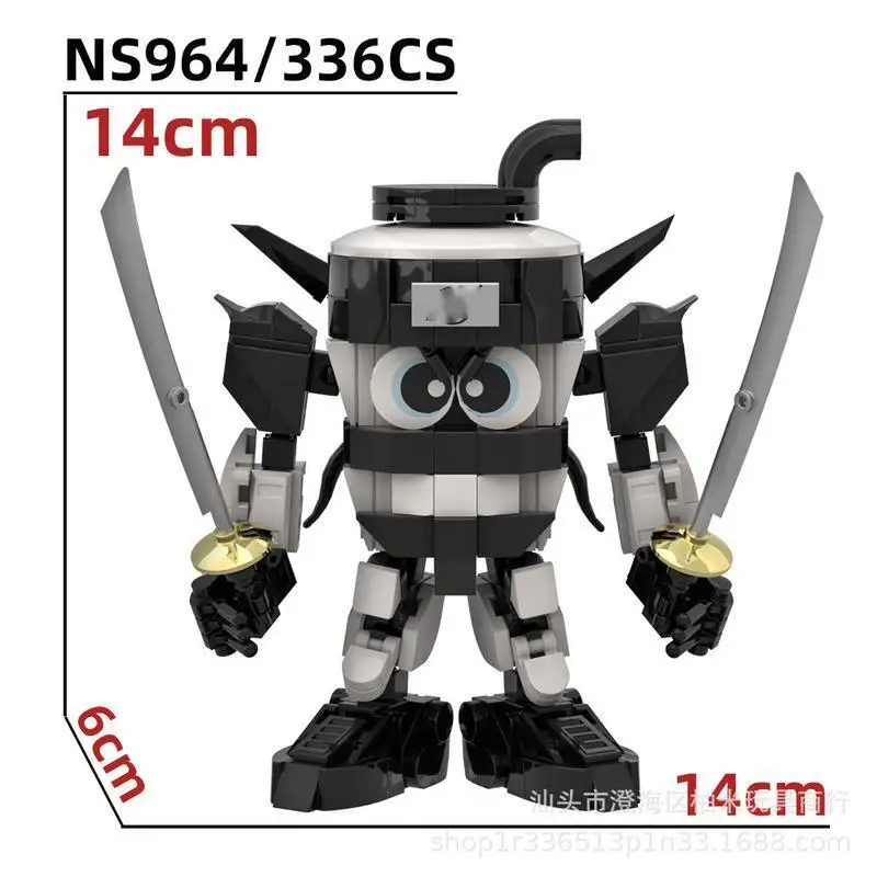 Ensemble de blocs de construction Sahur Tralalelo Tralala, jouetscapuccino Assassin Shimpanzinni Bananini Bombombini Guzini, figurine en brique