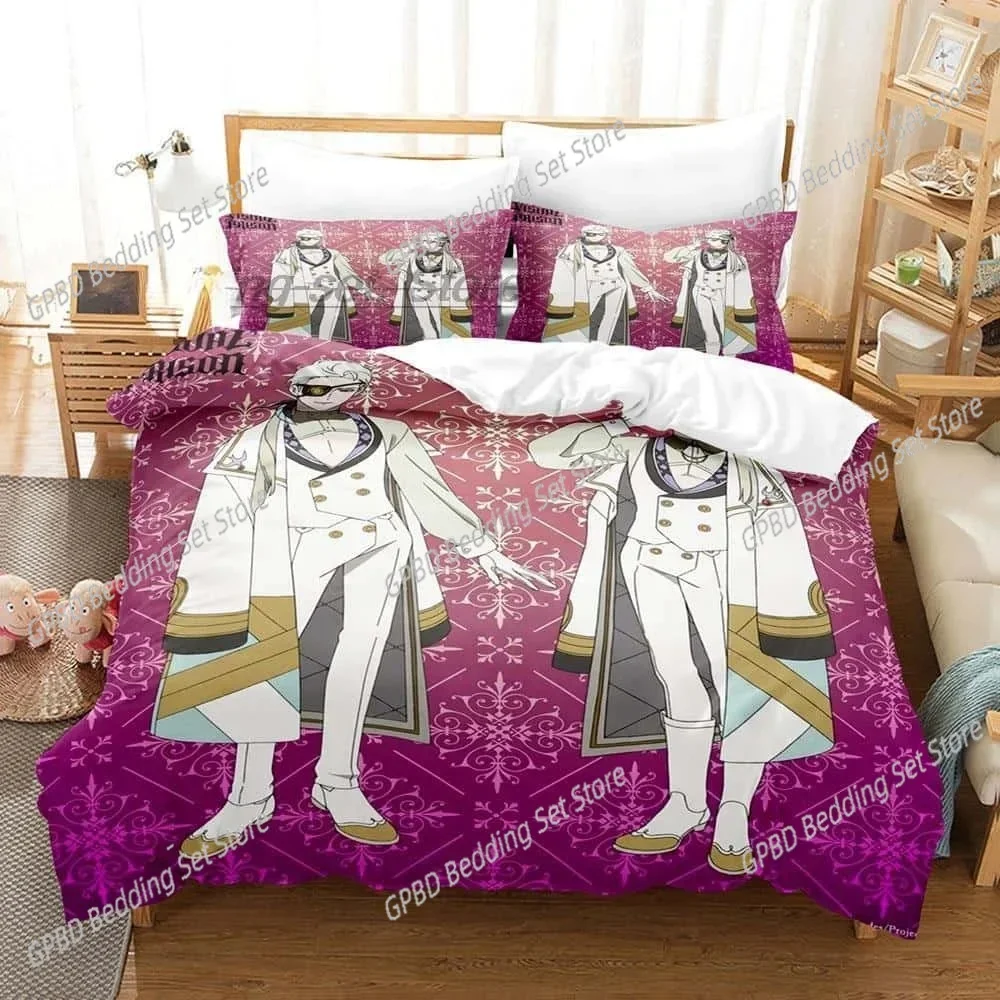 3D Print Anime VISUAL PRISON Bedding Set Single Twin Full Queen King Size Bed Set Adult Kid Bedroom Duvetcover Sets Home Textile