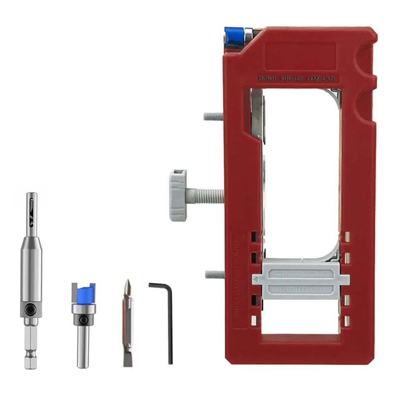

B08B-Door Hinge Installation Kit Adjustable Door Hinge Jig Kit Fits 90 Degree Anglesand Door Hinges With Hinge Type Square
