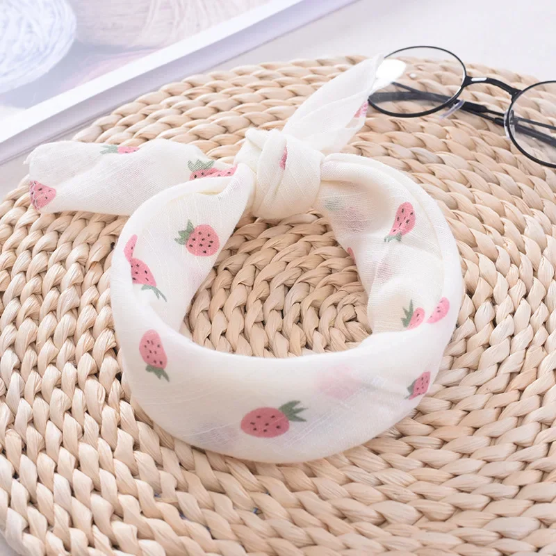 45*45CM Small Kerchief Baby Towel Children Scarf Cotton and Linen Scarves Thin Face Towel MiniMarket High Quality Neckerchief