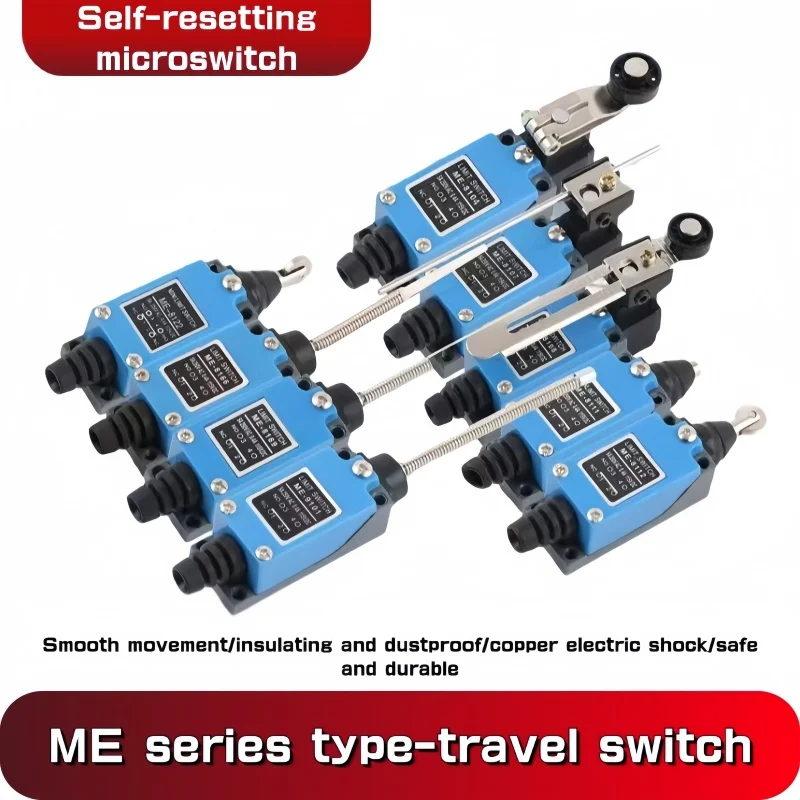 ME-8108 8104 8107 8122 8166 8111 8112 9101 Limit Switch Rotary Adjustable Roller Mini Limit Switches TZ-8108 AC 250V 5A NO NC