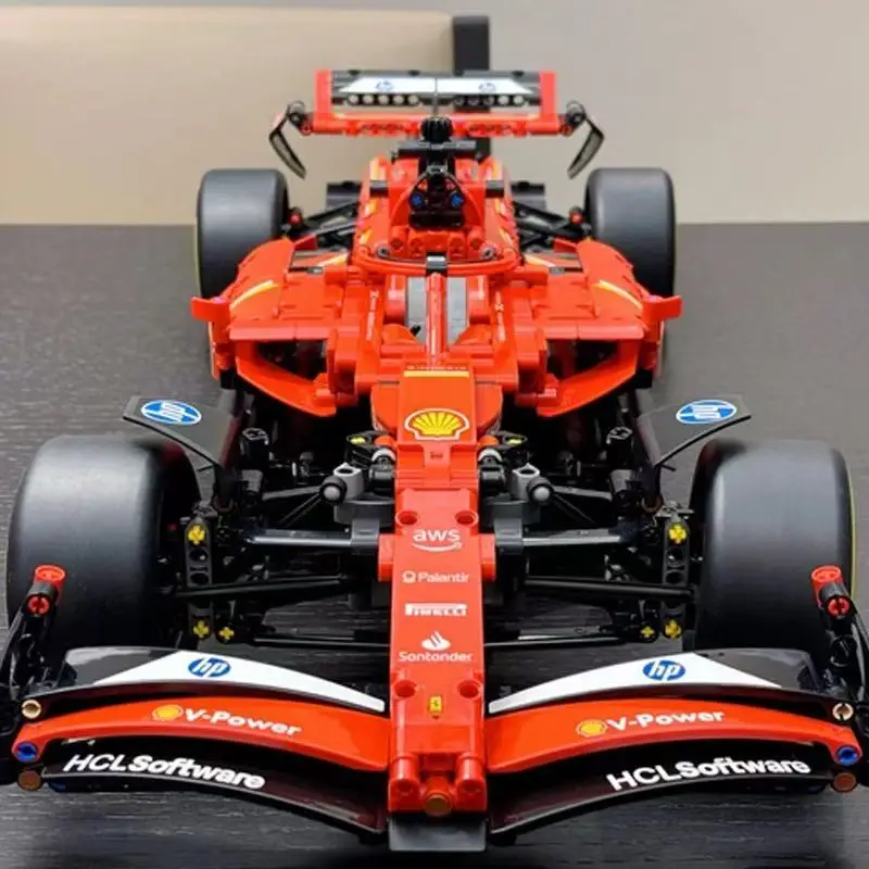

Super Racing Blocks Ferrari F1 Model Building Blocks Mechanical Building Blocks Assembly Model Toys Adult Gift Collection Decora