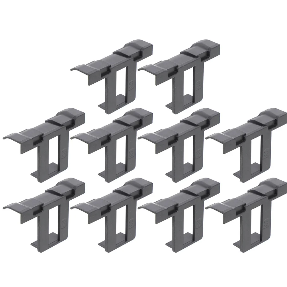 

10Pcs Solar Panel Water Drainage Clips Practical Durable to Use Prevent Mud Formation Solar Panel Clip