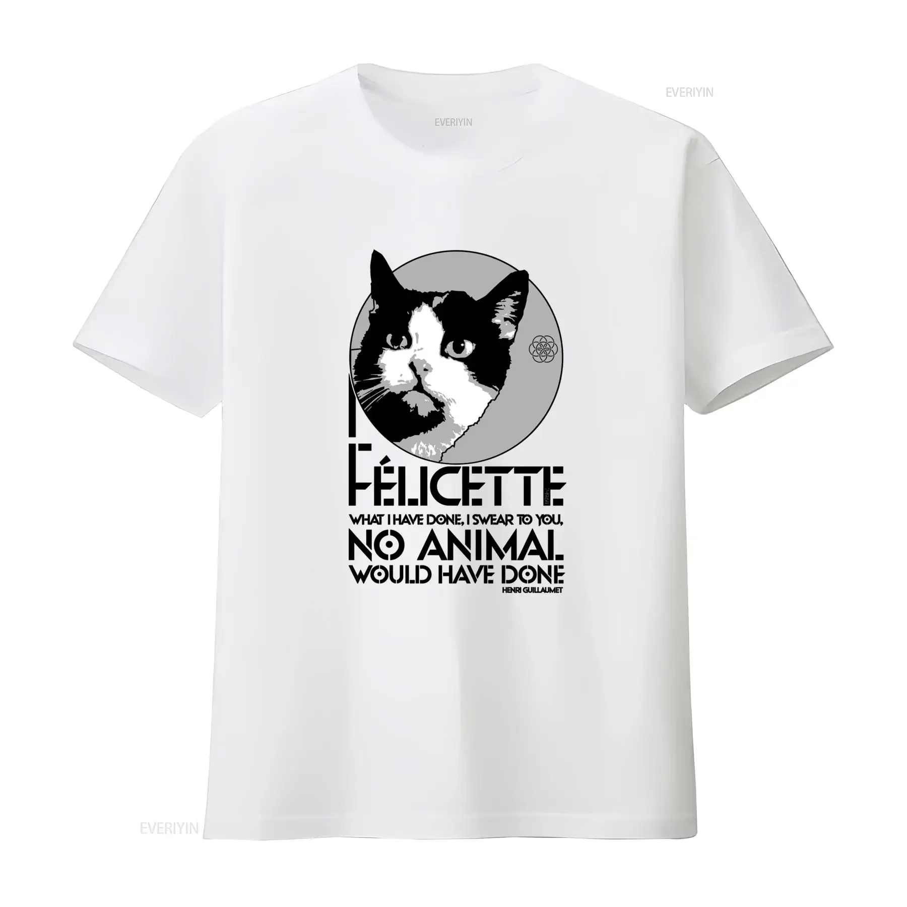 T shirt Tributo a Felicette Primo Gatto nello Spazio Maglietta Grafica sulla Storia dello con Girocollo Vestibilità Casual