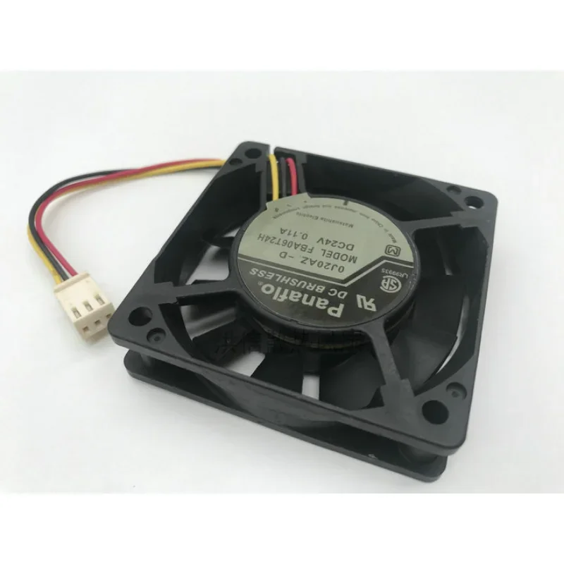 Original New Cooler Fan for Panaflo FBA06T24H DC24V 0.11A Converter Cooling Fan 6015 60*60*15MM