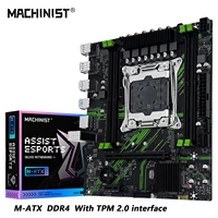 MACHINIST X99 PR9 X99 Motherboard Support LGA 2011-3 Intel Xeon E5 V3&V4 CPU DDR4 RAM SATA/NVME M.2 Slot USB3.0
