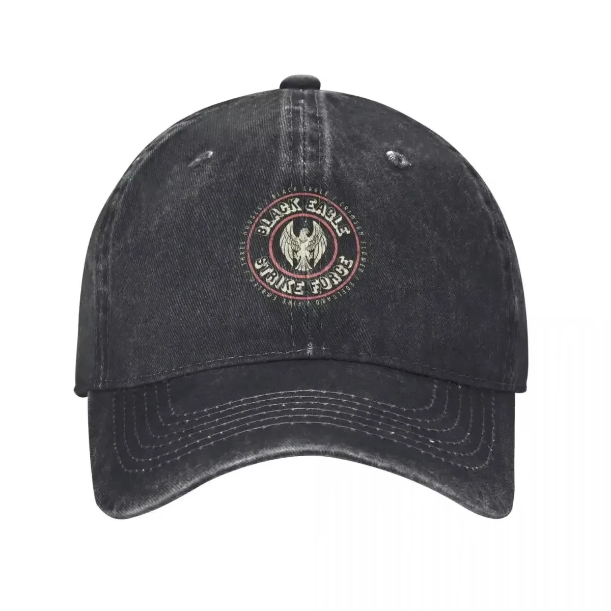 Black Eagle Strike Force Baseball Cap Unisex Washed Cotton Sun Hat for Daily Outdoor Wear