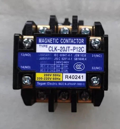 

Бытовой магнитный контактор для кондиционирования воздуха, номер 131408J, модель Clk-26J-P6, AC220V-240V, новый оригинал