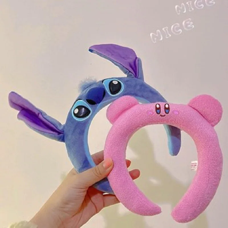 Disney Kawaii Cartoon Stitch Hairband Hair Accessories Hair Hoop Cute Stitch Ears Star Headband Cosplay Girls Women Xmas Gift